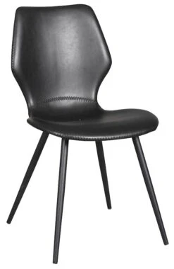 Rowico Highrock Tuoli Musta PU Nahka/musta Metalli Jalat