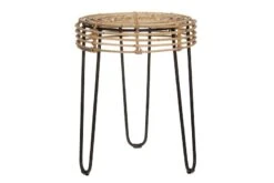 4Living Rottinki Jakkara Musta/luonnonväri