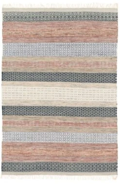 4Living Anselmi Matto 200x290 Cm Harmaa/roosa