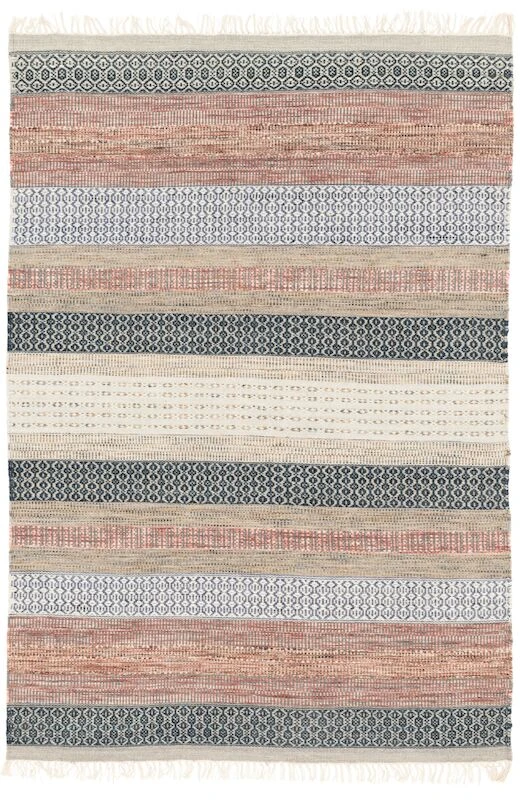 4Living Anselmi Matto 200x290 Cm Harmaa/roosa