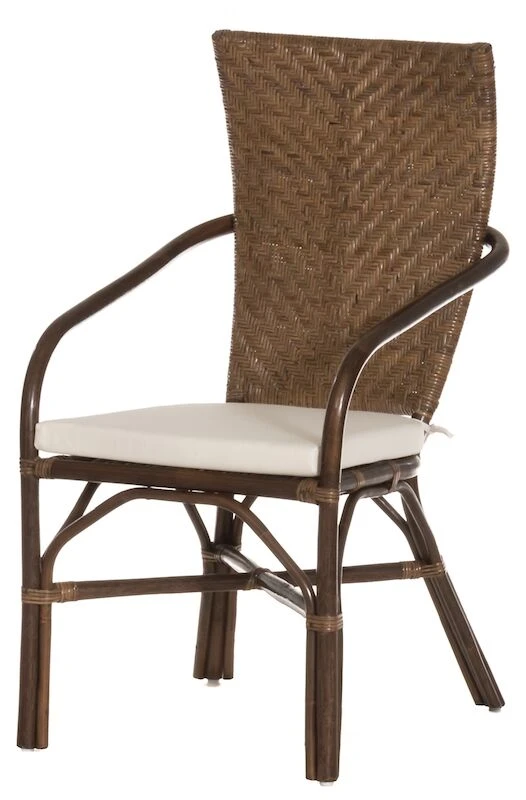 4Living Atalanta Rottinki 4-hengen Ruokailuryhmä Tummanruskea - Image 4