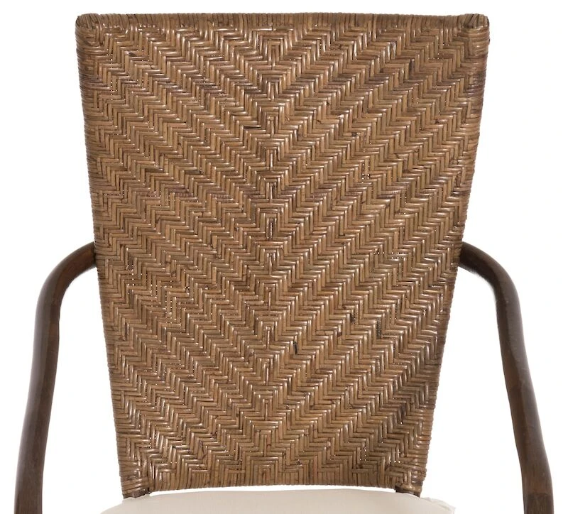 4Living Atalanta Rottinki 4-hengen Ruokailuryhmä Tummanruskea