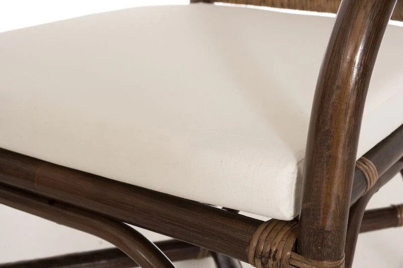 4Living Atalanta Rottinki 4-hengen Ruokailuryhmä Tummanruskea - Image 3