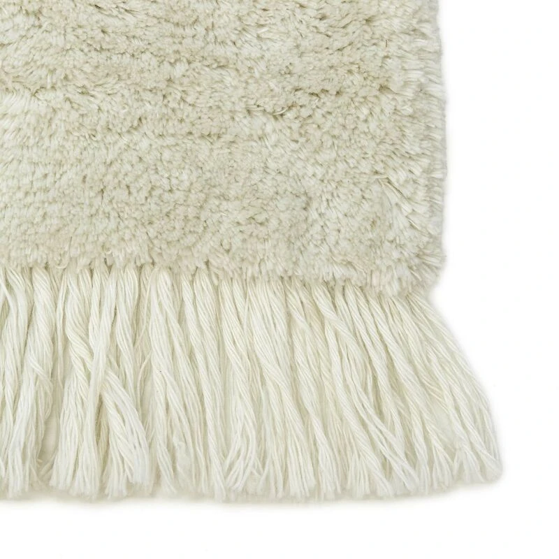 Anno Kuura Kierrätetty PET-lanka Shaggy Matto Valkoinen 200x290cm - Image 3
