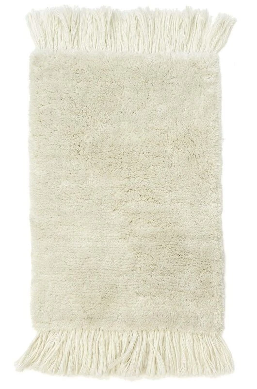 Anno Kuura Kierrätetty PET-lanka Shaggy Matto Valkoinen 200x290cm - Image 2