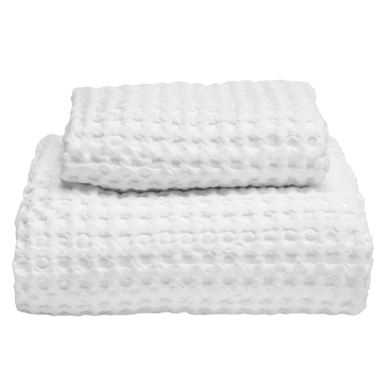 Anno Puro Vohvelipyyhe Luomupuuvilla 50x70 Cm Valkoinen - Image 4