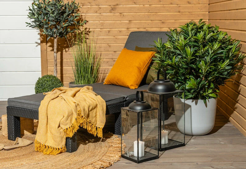 Keter Daytona Deluxe Aurinkotuoli Pehmusteella, Grafiitti - Image 3