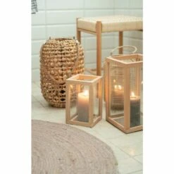 Fanni K Tyyni Lyhty 13,5x13,5x21 Cm Luonnonväri