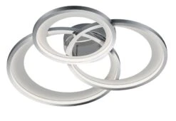 Trio Granada LED Kattovalaisin Mattavalkoinen/kromi