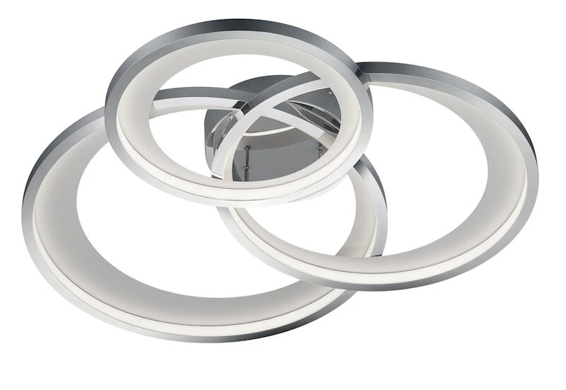 Trio Granada LED Kattovalaisin Mattavalkoinen/kromi