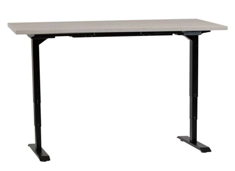 Ergo Sähköpöytä 160x80 Cm Hopea Jalava/valkoinen