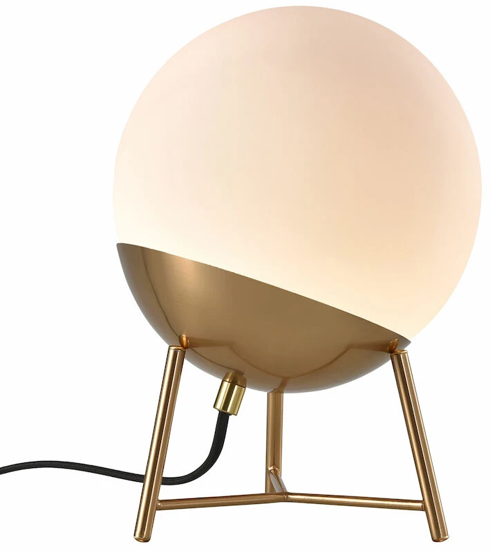 House Nordic Chelsea Pöytävalaisin Ø20 Cm Valkoinen/messinki - Image 4