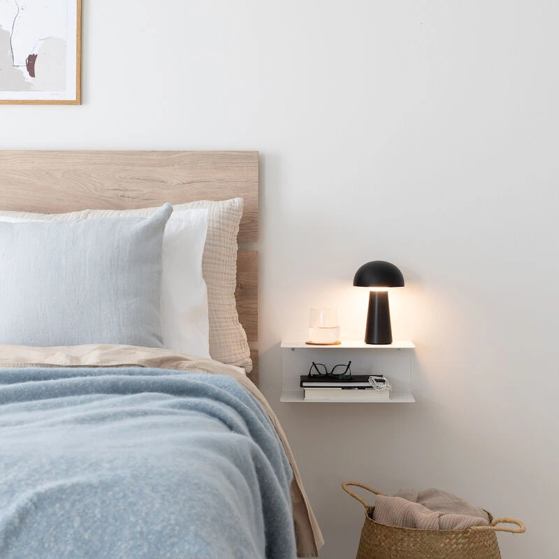 Joliet SeinÀhylly 2-tasoinen Valkoinen - Image 2