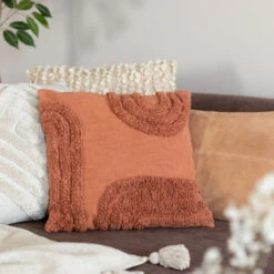 Kaari Tyynynpäällinen 45x45 Cm Karamellin Ruskea