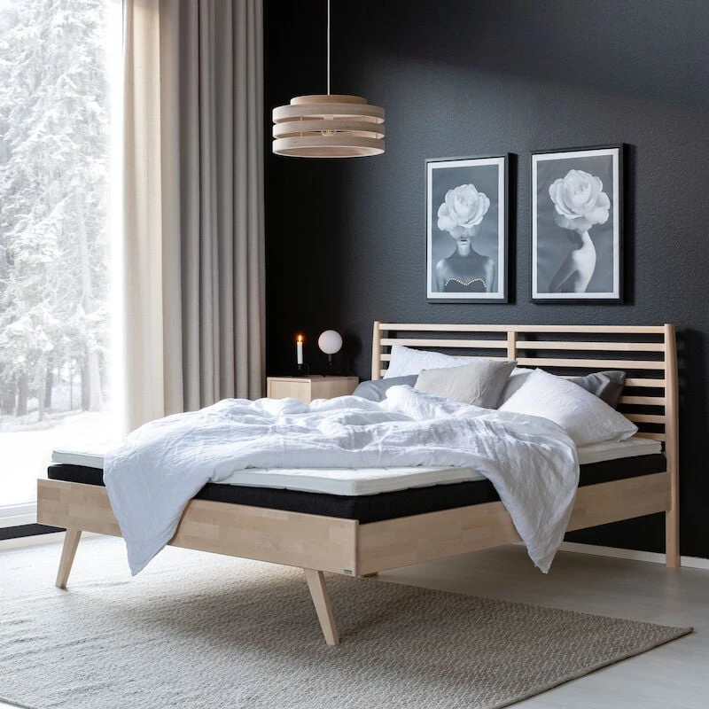 Notte SĂ€nky 160x200 Cm Koivu/lakattu - Image 4