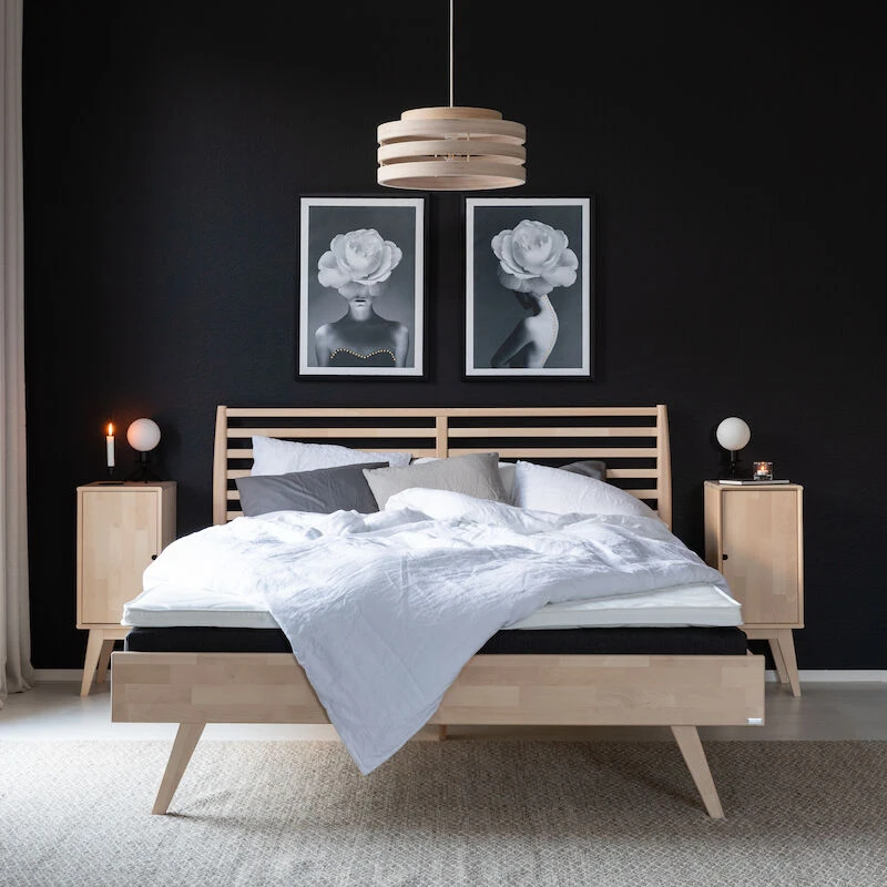 Notte SĂ€nky 160x200 Cm Koivu/lakattu