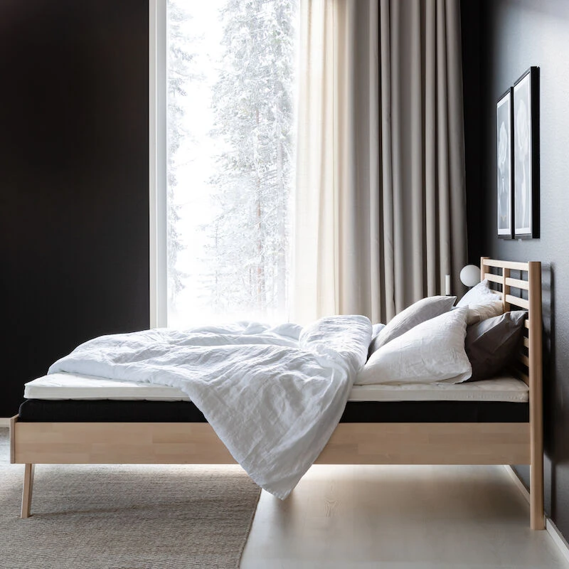 Notte SĂ€nky 160x200 Cm Koivu/lakattu - Image 2
