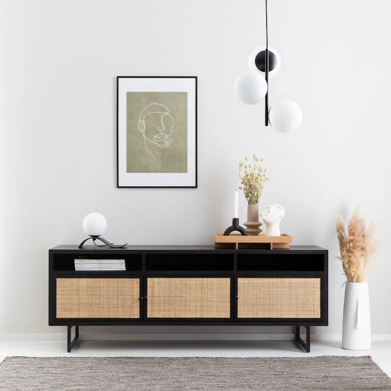 Savanni Tv-taso 165 Musta/luonnonvÀri - Image 6