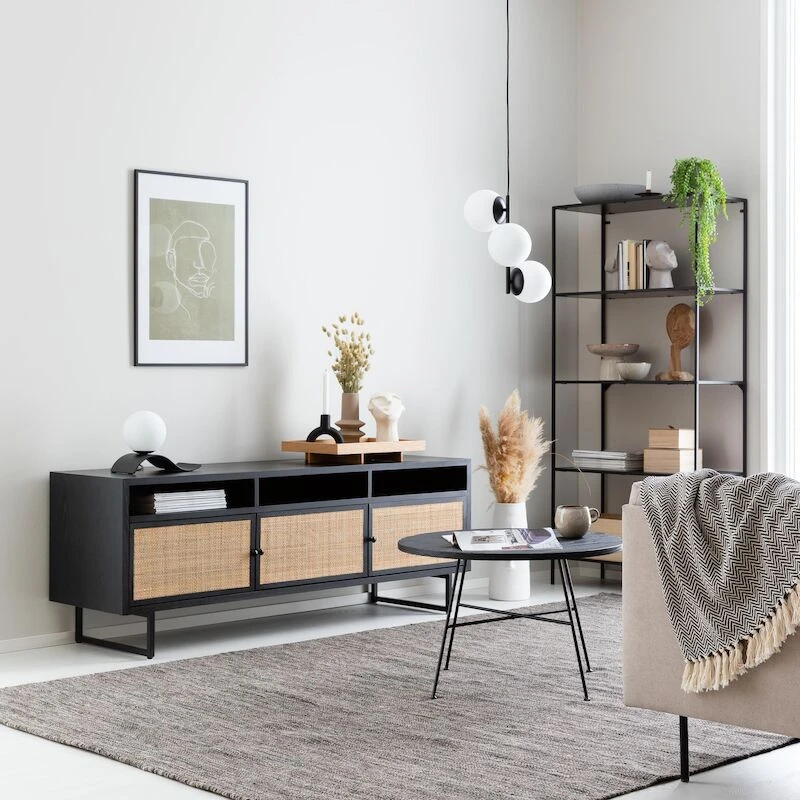 Savanni Tv-taso 165 Musta/luonnonvÀri - Image 5